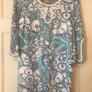 Relisted - Lilly Pulitzer Sarah Beaded Tunic